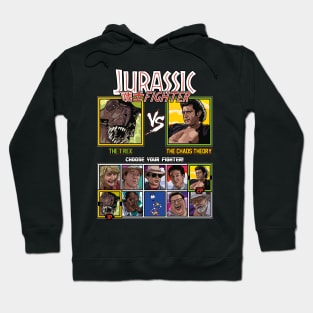 Jurassic Park Fighter - T.Rex vs Ian Malcolm Hoodie